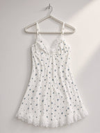 Soft Gecelik Mavi Bloomie - Feruz Design