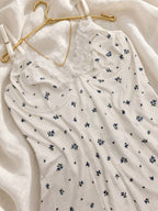 Soft Gecelik Mavi Bloomie - Feruz Design