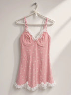 Soft Gecelik Pembe Daisy - Feruz Design