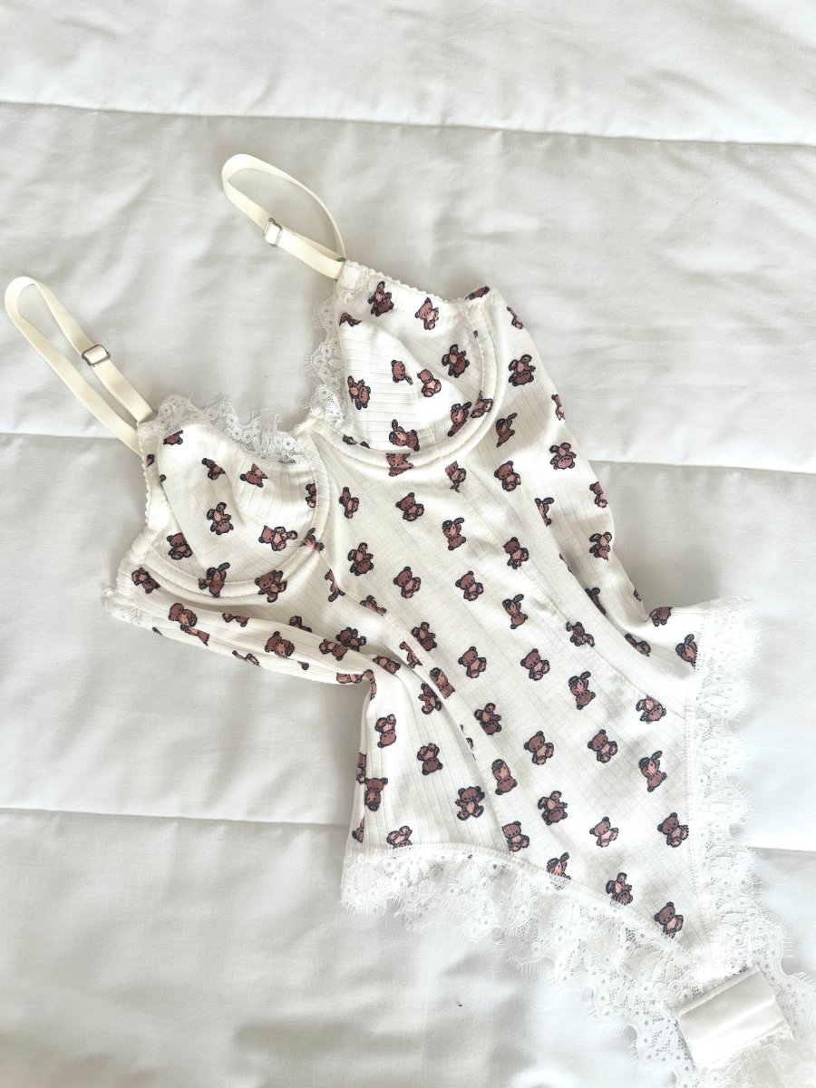 Teddy Ayıcıklı Soft Bodysuit - Feruz Design
